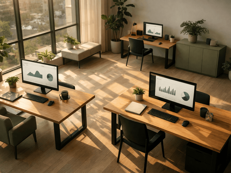 Consultoría tecnológica Nexisra — panel de gestión empresarial